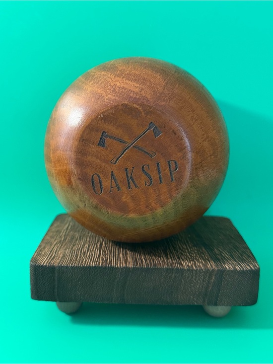 Other - OAKSIP Wooden Whiskey Tumbler Rustic Barware Cup 3.5”